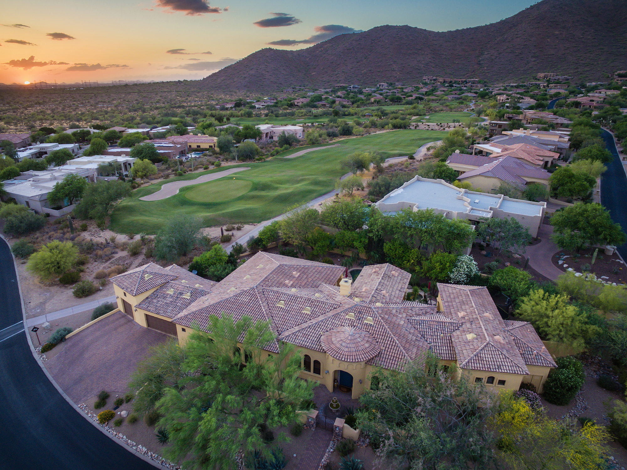 Scottsdale Golf Course Real Estate Photography