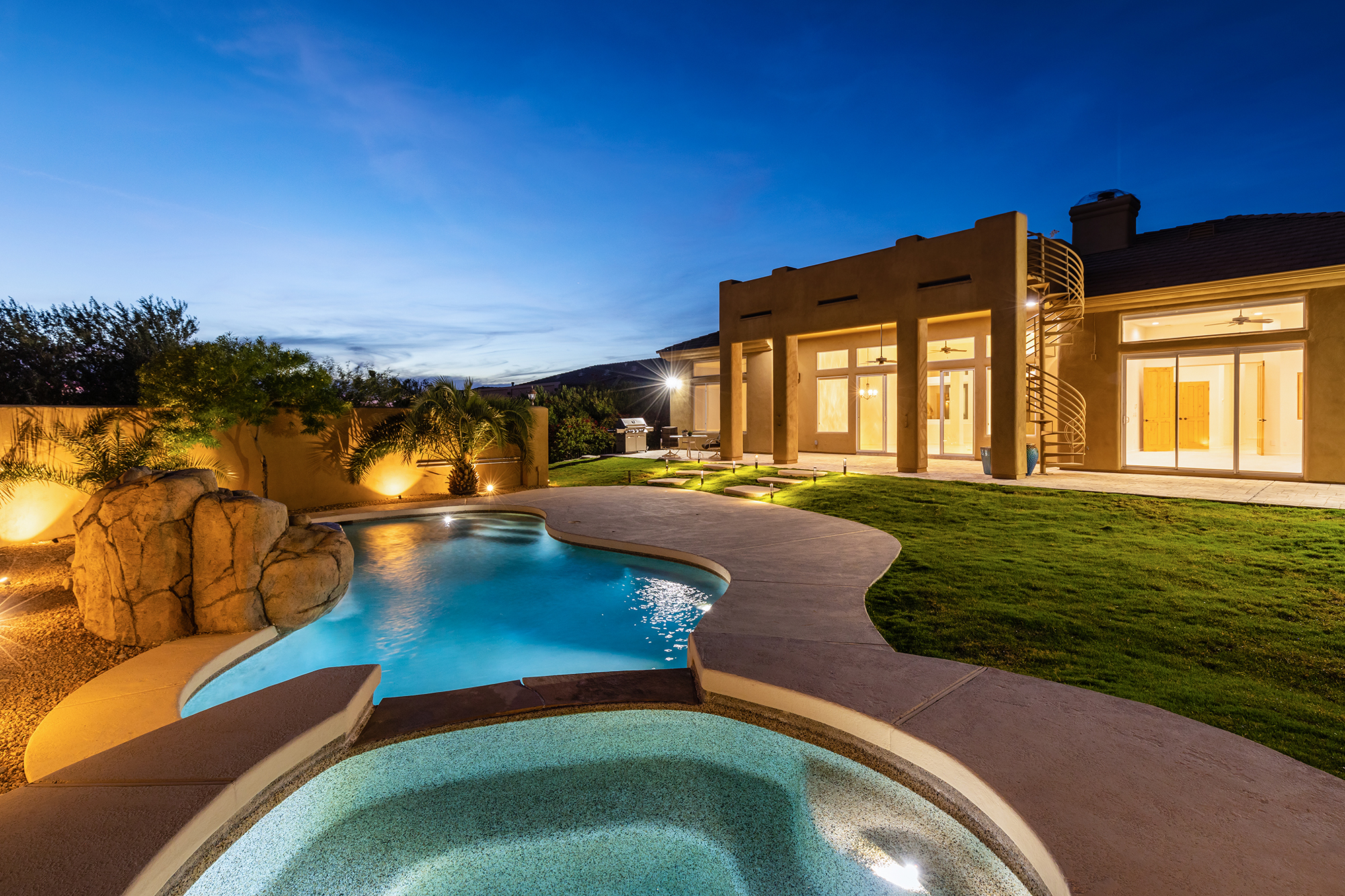Scottsdale Ancala Luxury Twilight Real Estate Photography