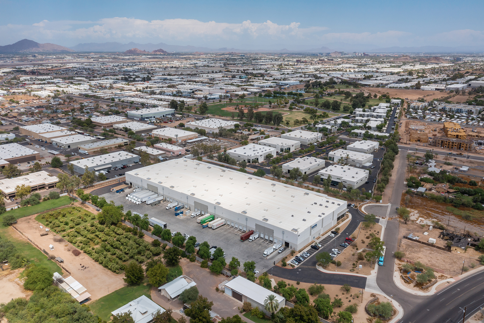 Phoenix Industrial Warehouse Drone Photographer