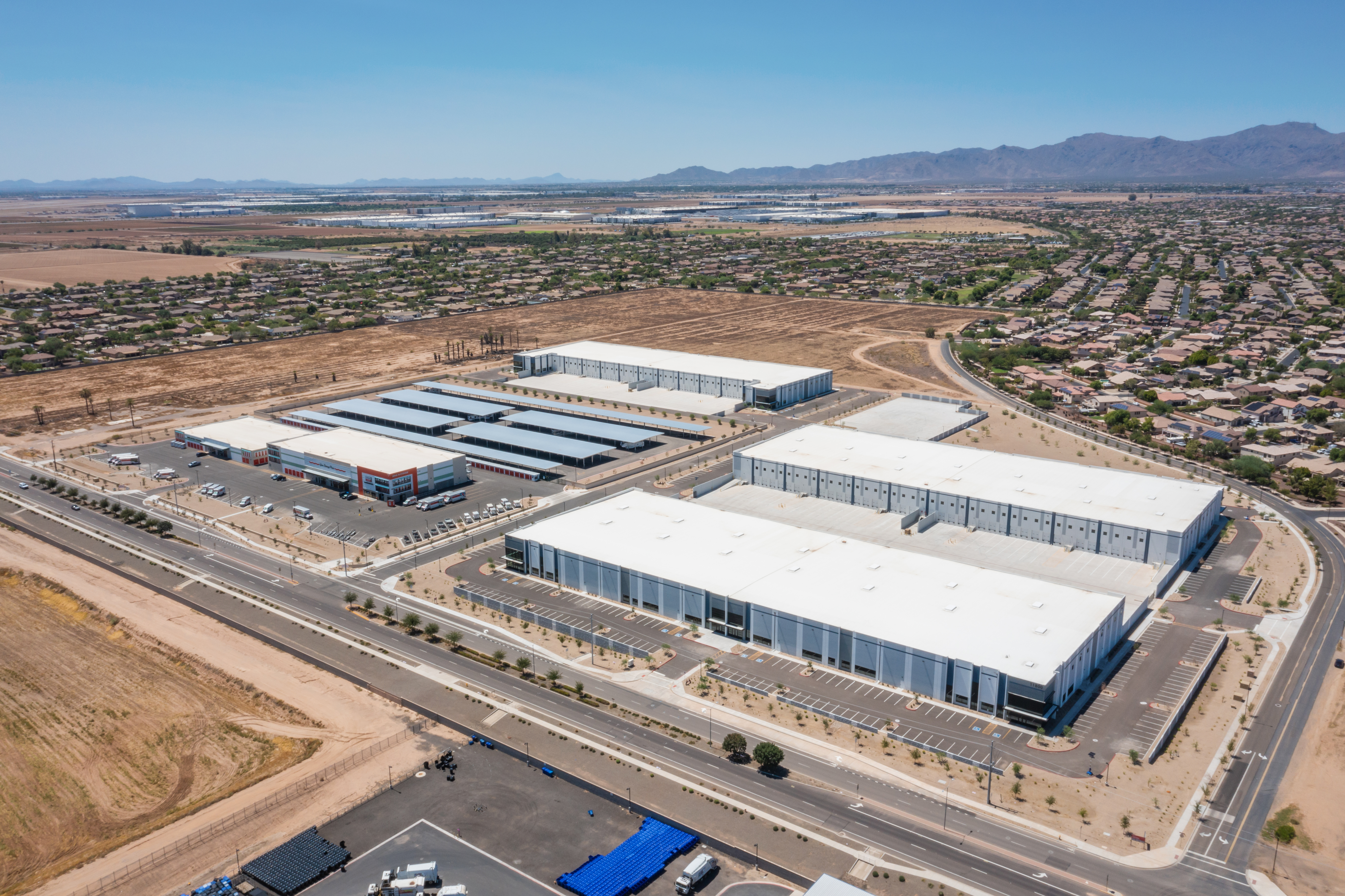 Arizona Aerial Construction Timelapse Video