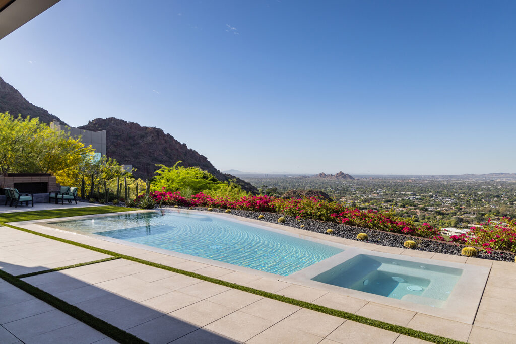 Landscape design and pool photographer