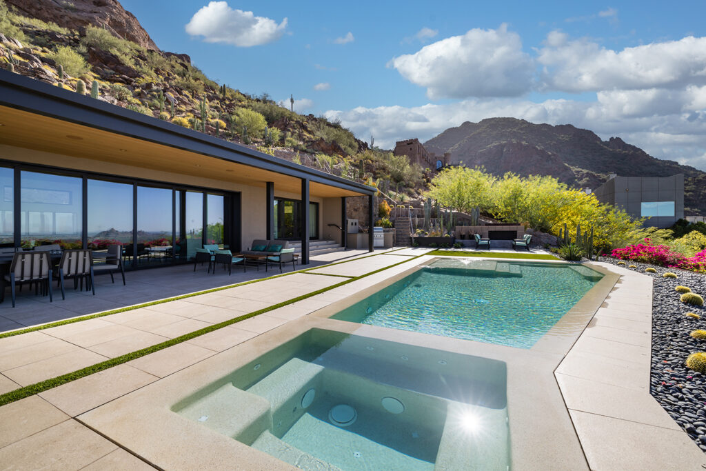 Landscape design and pool photographer