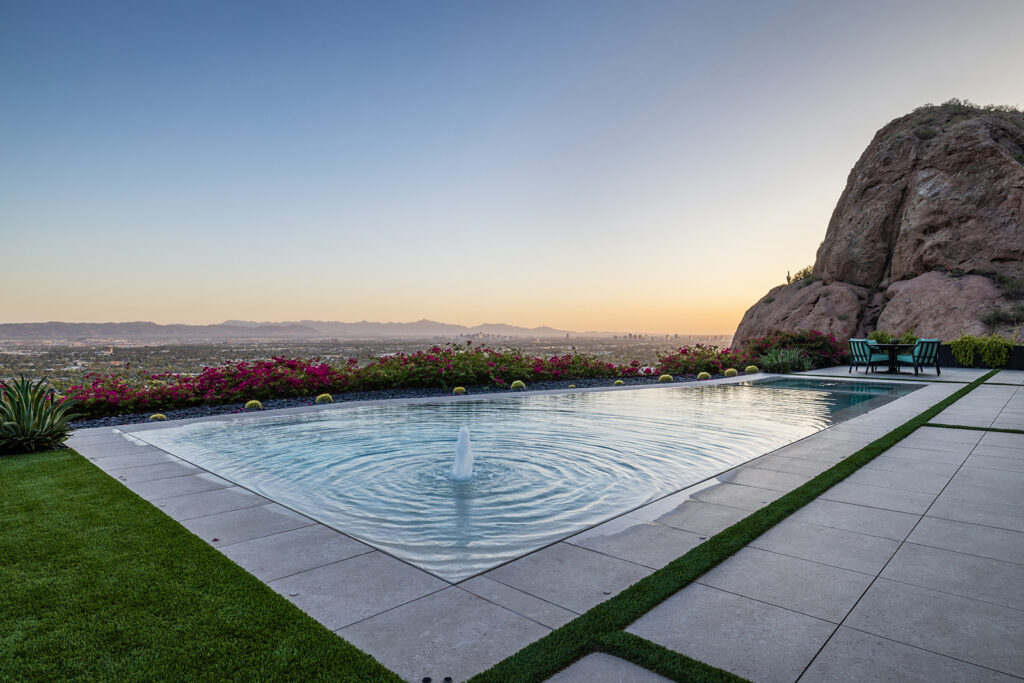 Landscape design and pool photographer