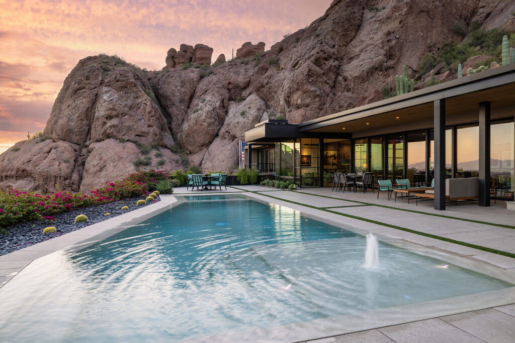 Landscape design and pool photographer