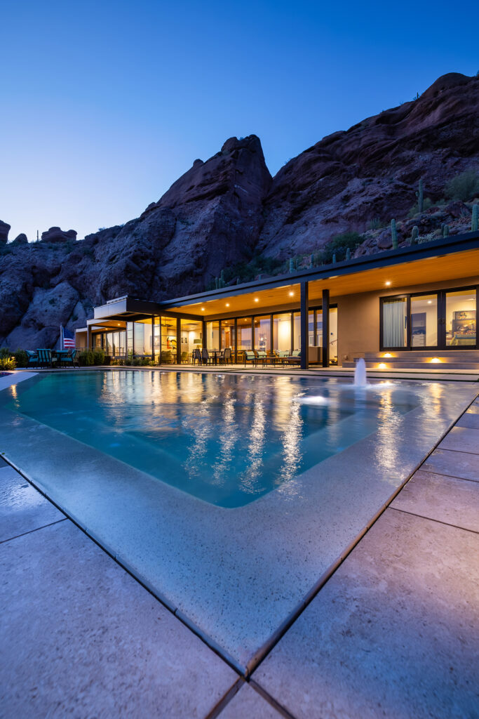 Landscape design and pool photographer