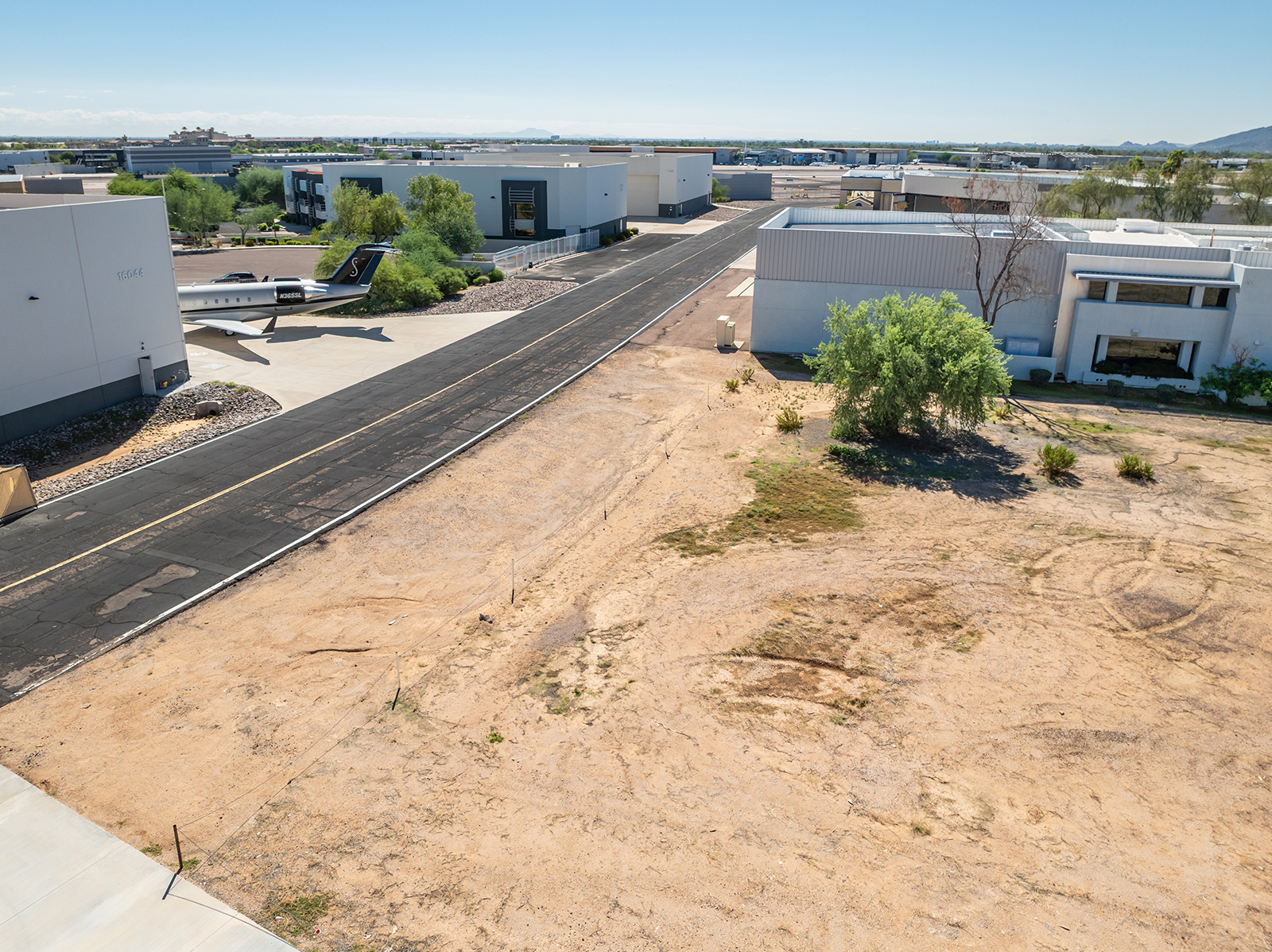 Scottsdale Airpark Hanger Drone Photographer